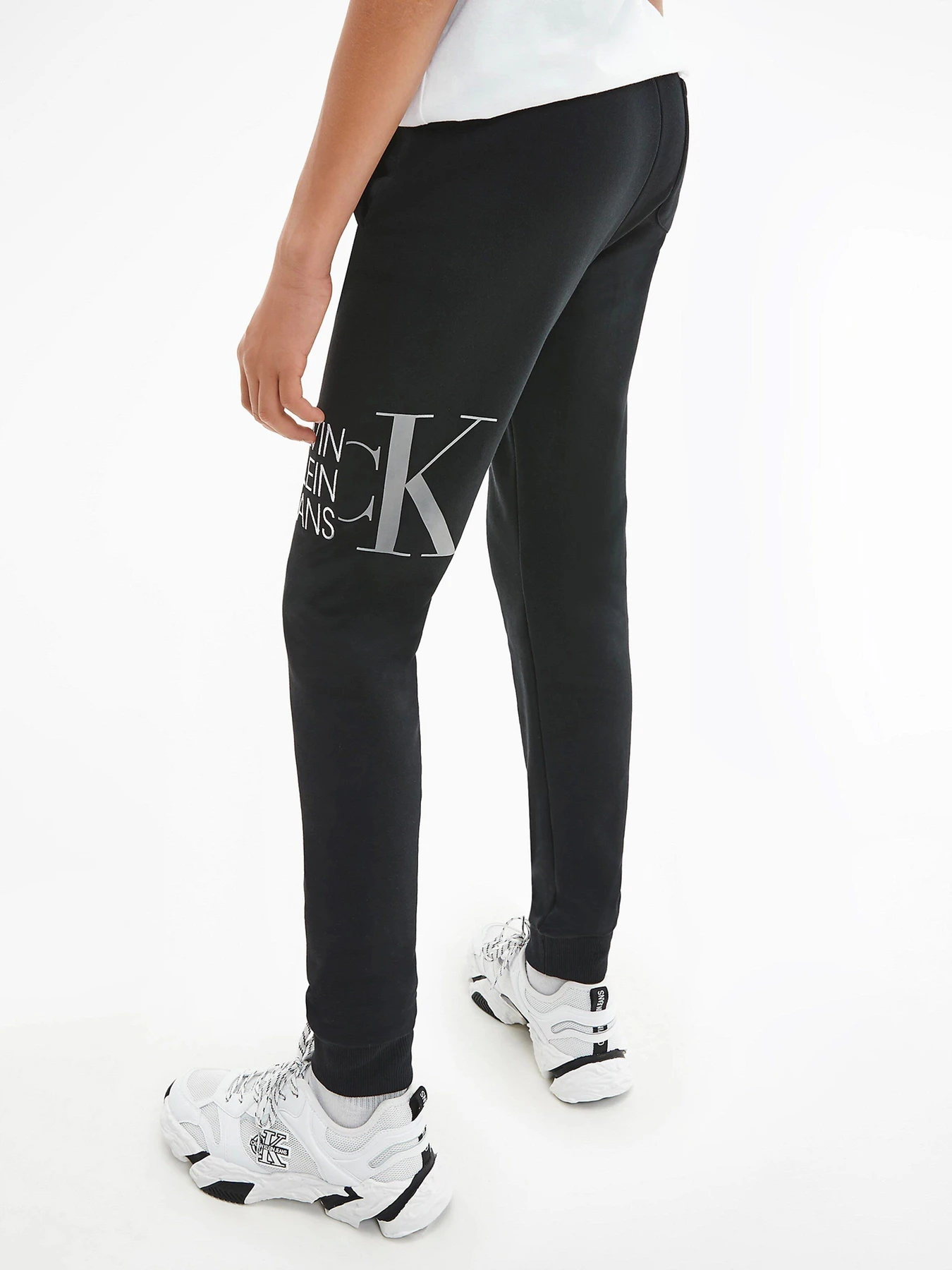 Брюки Calvin Klein Hybrid Logo модель IB0IB00780-BEH Фото