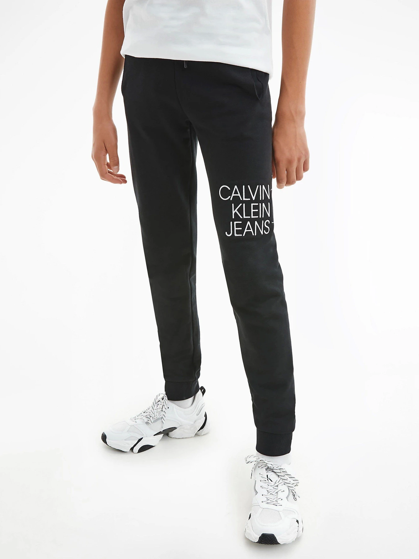 Брюки Calvin Klein Hybrid Logo модель IB0IB00780-BEH Фото
