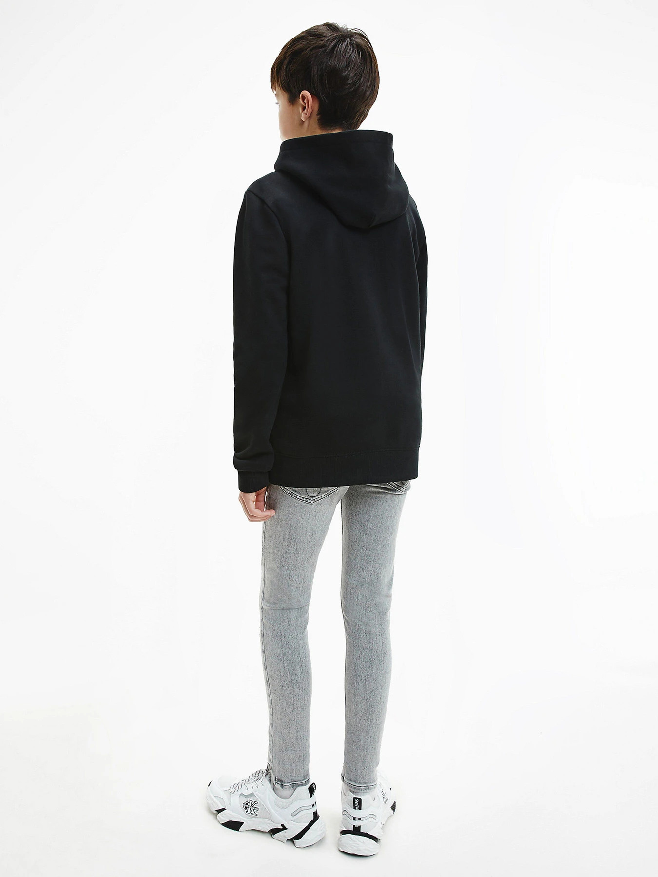 Худи и свитшоты Calvin Klein Hybrid Logo Zip модель IB0IB00800-BEH Фото