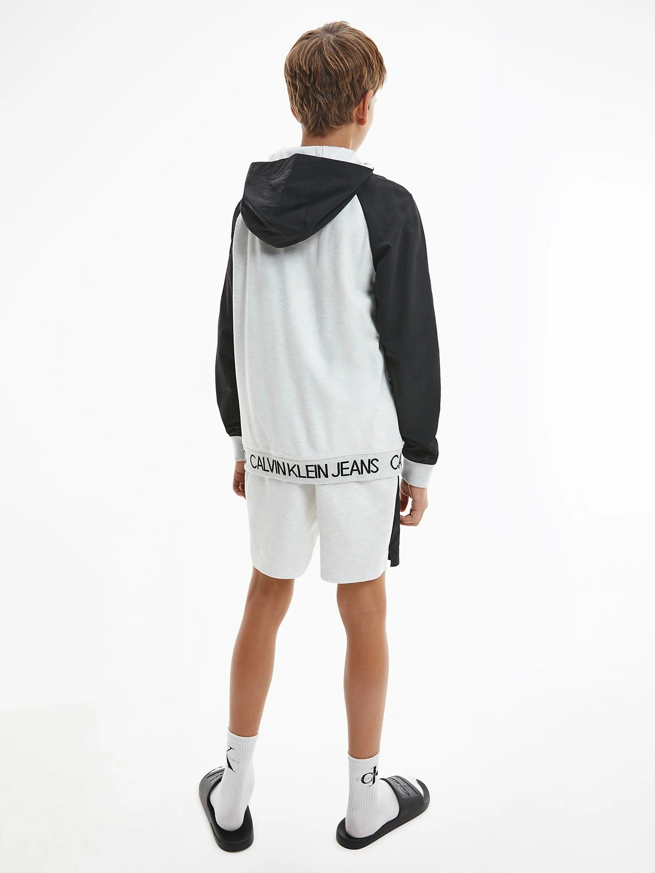 Худи и свитшоты Calvin Klein Punto Fabric Mix модель IB0IB00805-P34 Худи и свитшоты Calvin Klein Punto Fabric Mix модель IB0IB00805-P34 Фото
