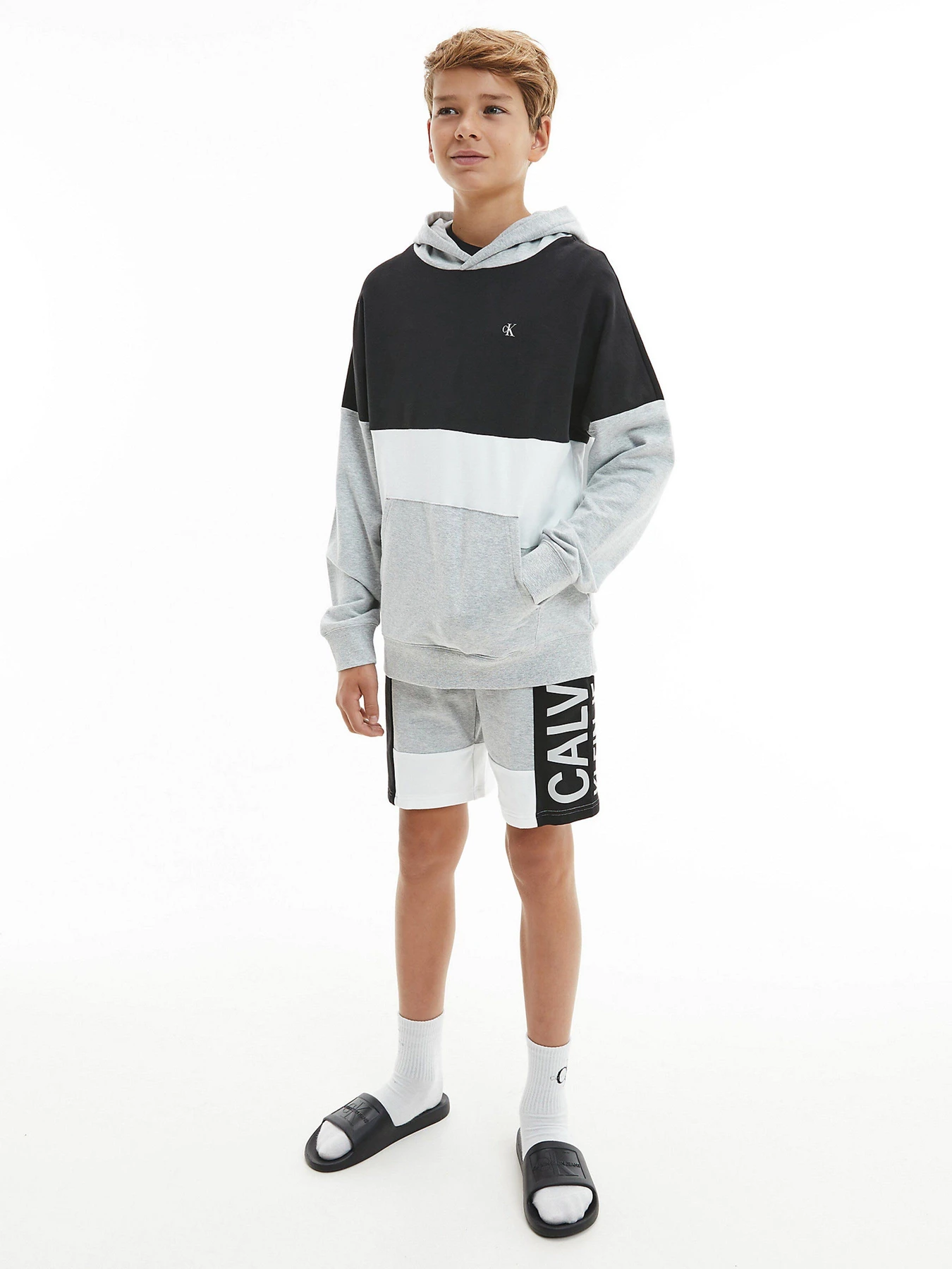 Худи и свитшоты Calvin Klein Colour Block Logo модель IB0IB00807-PZ2 Фото