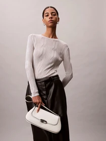 Сумки Calvin Klein HARDWARE FLAP SHOULDER BAG модель LV04F3146G-FUP Фото