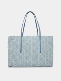 Сумки Calvin Klein EMBLEM AOP DENIM TOTE W/ POUCH модель LV04F3428G-YBZ Фото