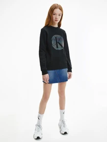 Худи и свитшоты Calvin Klein Organic Cotton Iridescent Logo модель IG0IG00752-BEH Фото