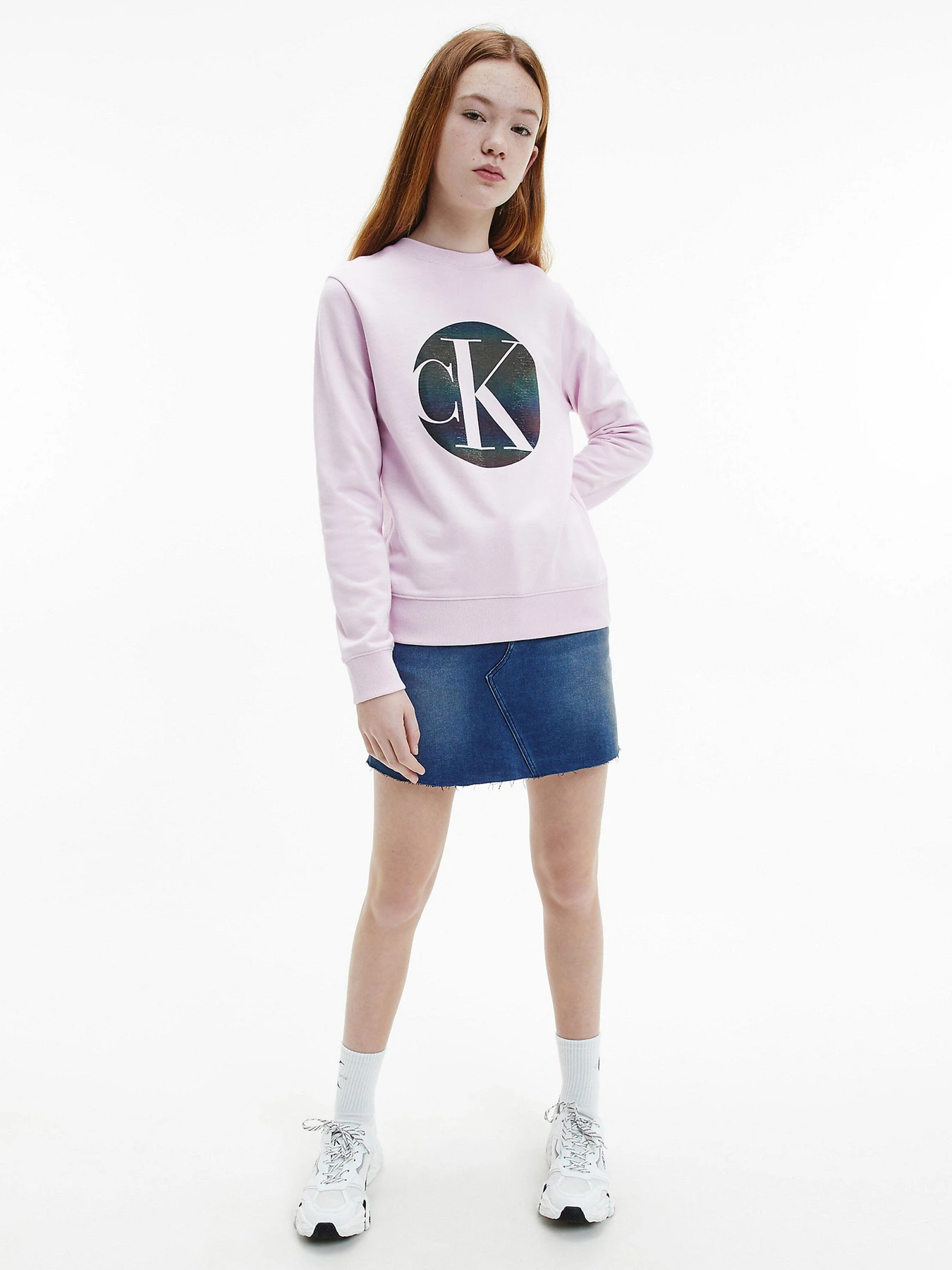 Худи и свитшоты Calvin Klein Organic Cotton Iridescent Logo модель IG0IG00752-VOW Фото