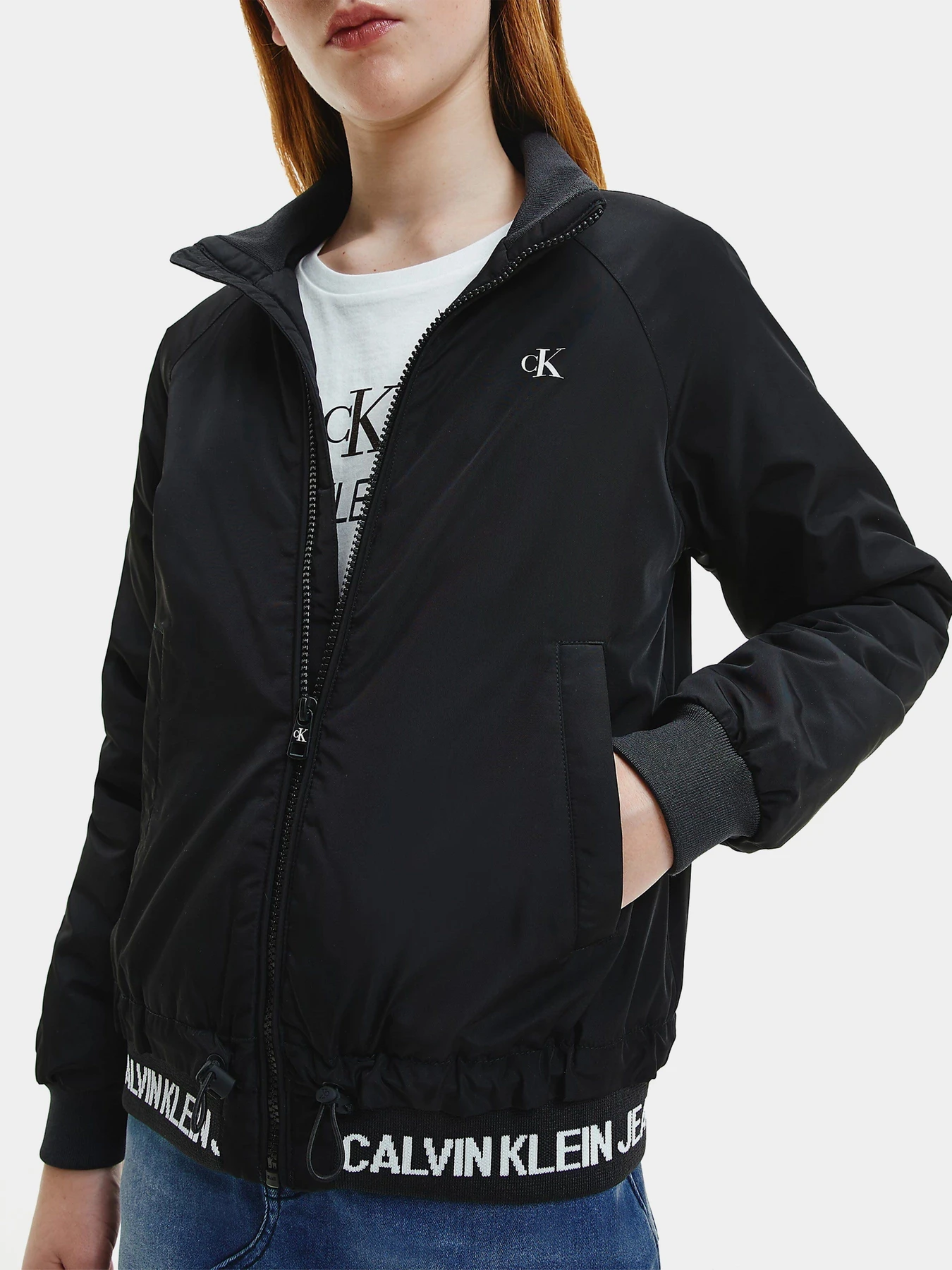 Куртки и дубленки Calvin Klein Logo Rib Light модель IG0IG00780-BEH Куртки и дубленки Calvin Klein Logo Rib Light модель IG0IG00780-BEH Фото
