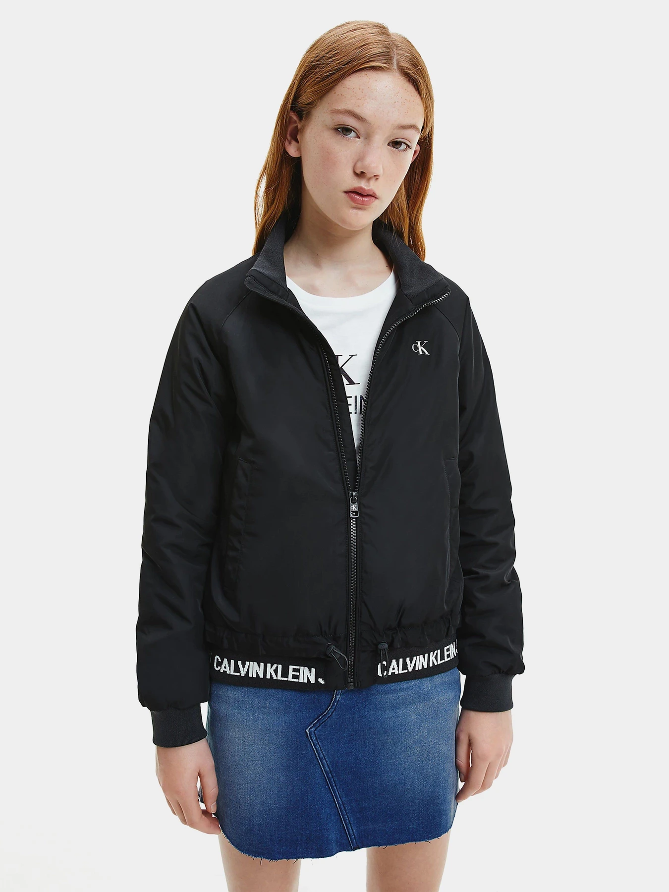 Куртки и дубленки Calvin Klein Logo Rib Light модель IG0IG00780-BEH Куртки и дубленки Calvin Klein Logo Rib Light модель IG0IG00780-BEH Фото