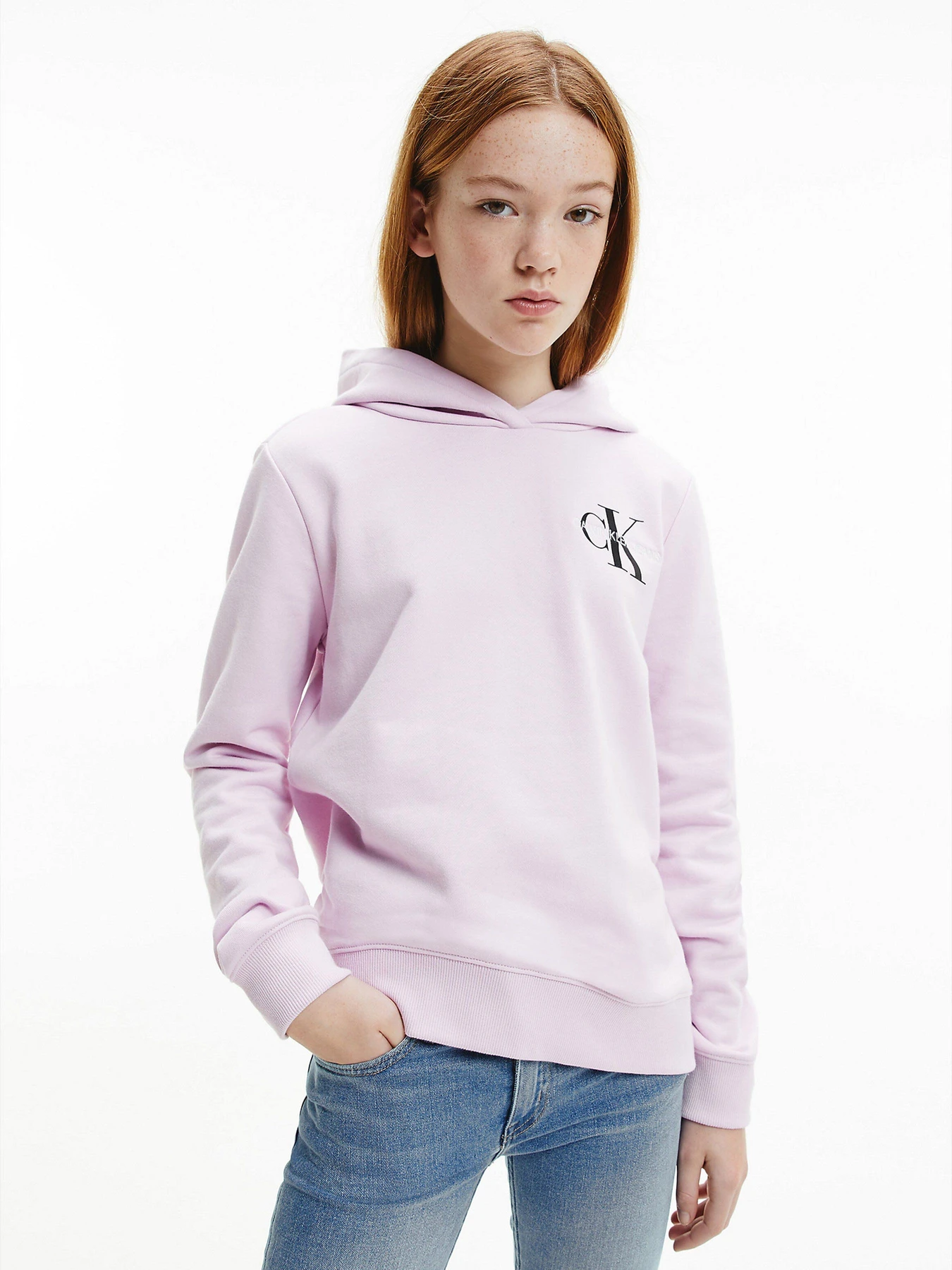 Худи и свитшоты Calvin Klein Unisex Small Monogram модель IU0IU00164-VOW Фото