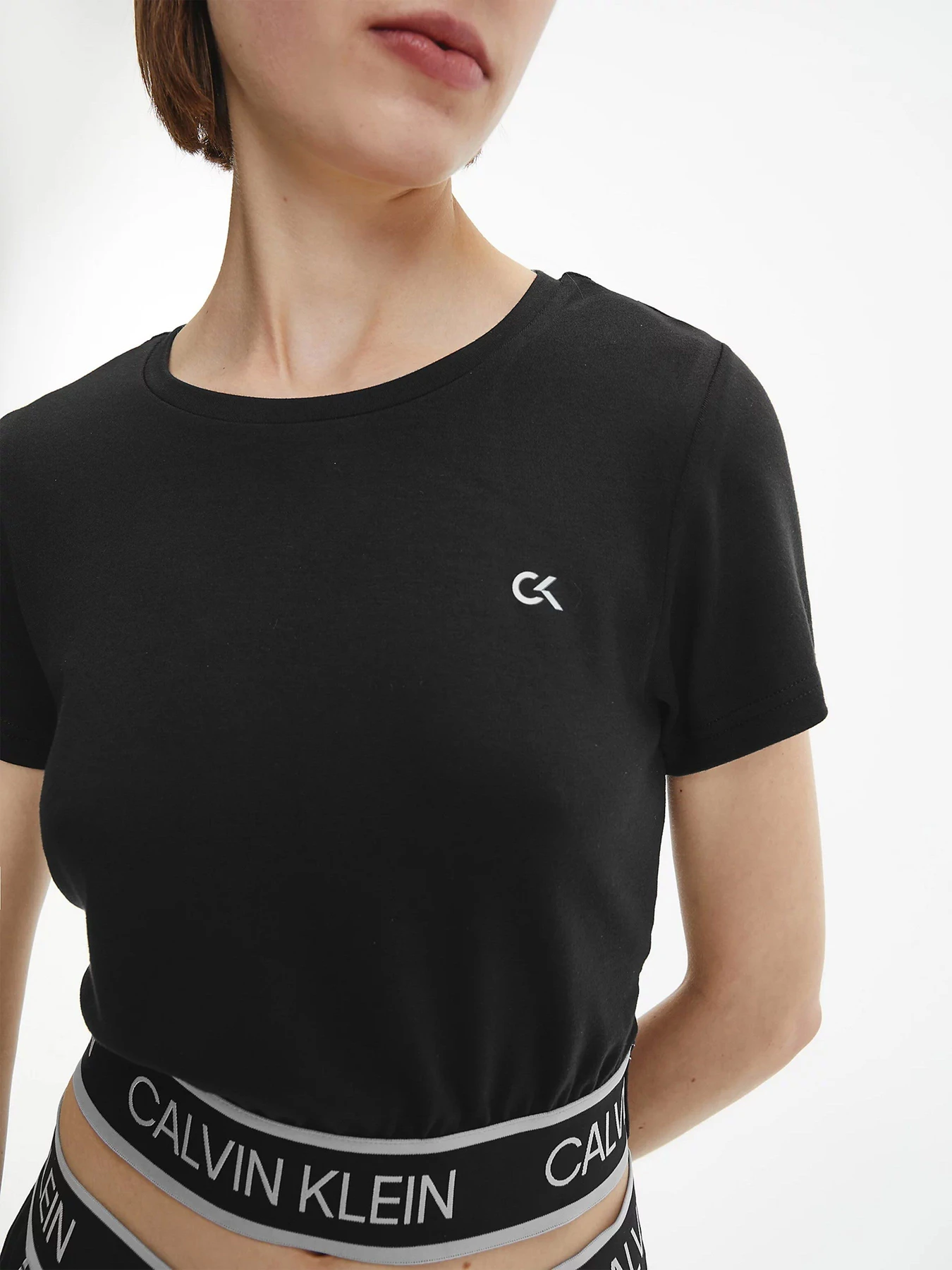 Футболки и поло Calvin Klein Mesh Back Cropped модель 00GWS1K132-007 Фото