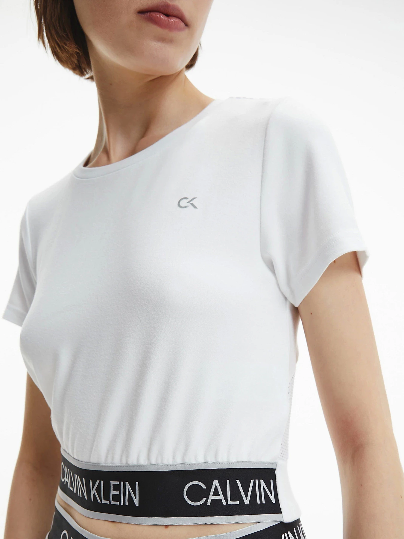 Футболки и поло Calvin Klein Mesh Back Cropped модель 00GWS1K132-100 Фото