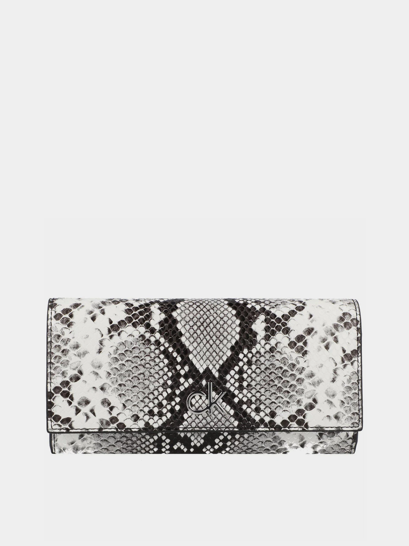 Кошельки Calvin Klein Re-Lock Trifold Lg Python модель K60K608327_0GK Кошельки Calvin Klein Re-Lock Trifold Lg Python модель K60K608327_0GK Фото