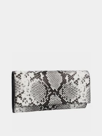 Кошельки Calvin Klein Re-Lock Trifold Lg Python модель K60K608327_0GK Фото