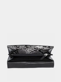 Кошельки Calvin Klein Re-Lock Trifold Lg Python модель K60K608327_0GK Фото