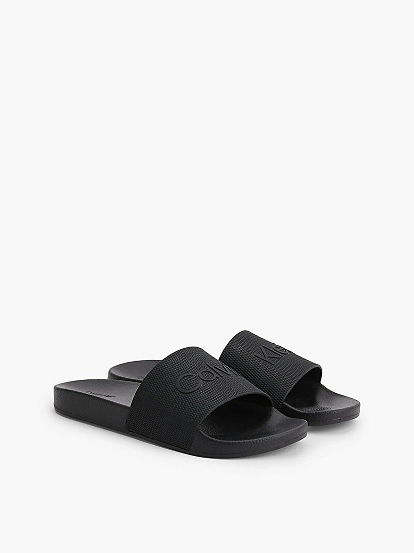 Шлёпанцы Calvin Klein Pool Slide Rubber модель HM0HM00636-BEH Шлёпанцы Calvin Klein Pool Slide Rubber модель HM0HM00636-BEH Фото