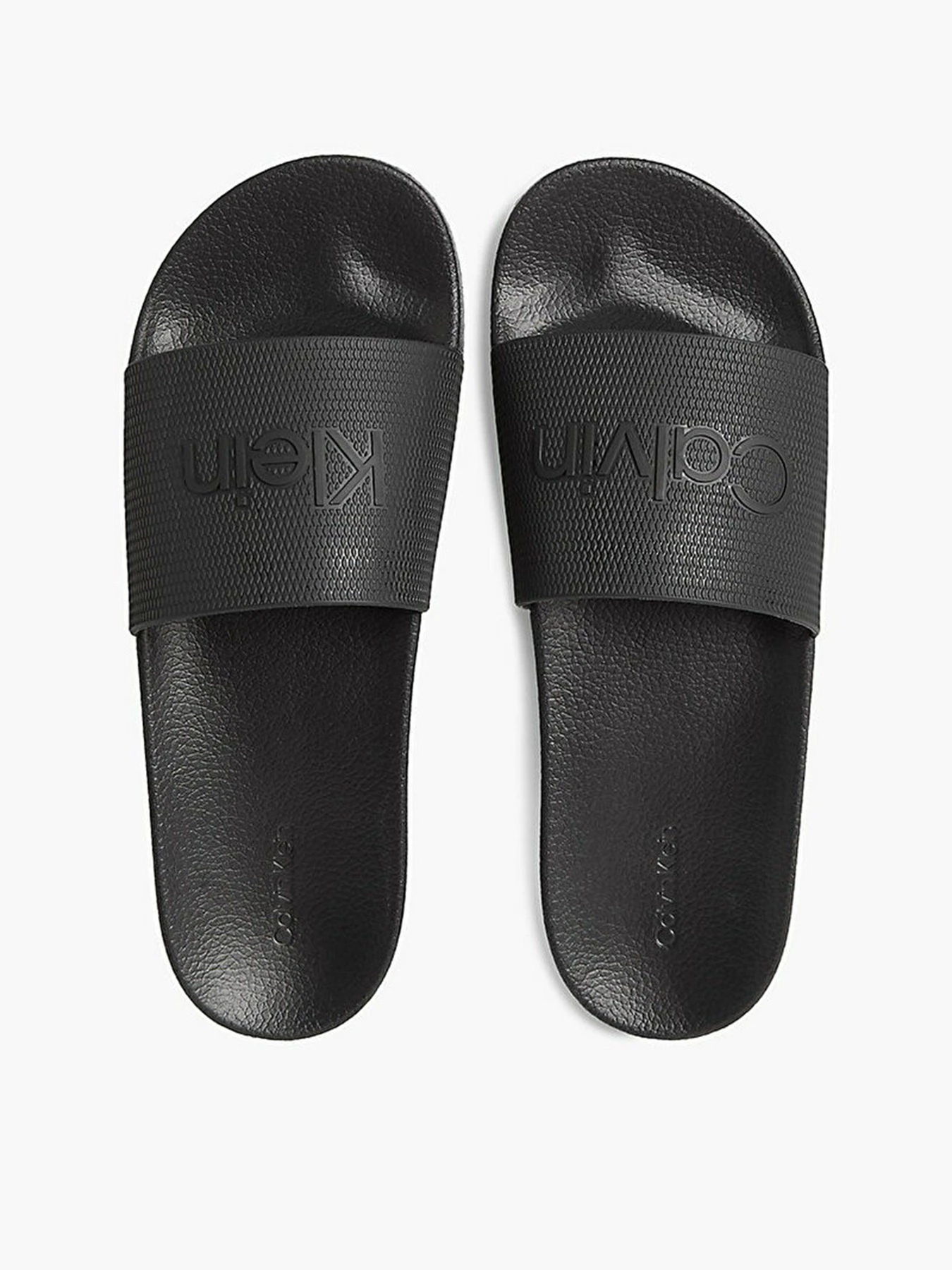 Шлёпанцы Calvin Klein Pool Slide Rubber модель HM0HM00636-BEH Шлёпанцы Calvin Klein Pool Slide Rubber модель HM0HM00636-BEH Фото