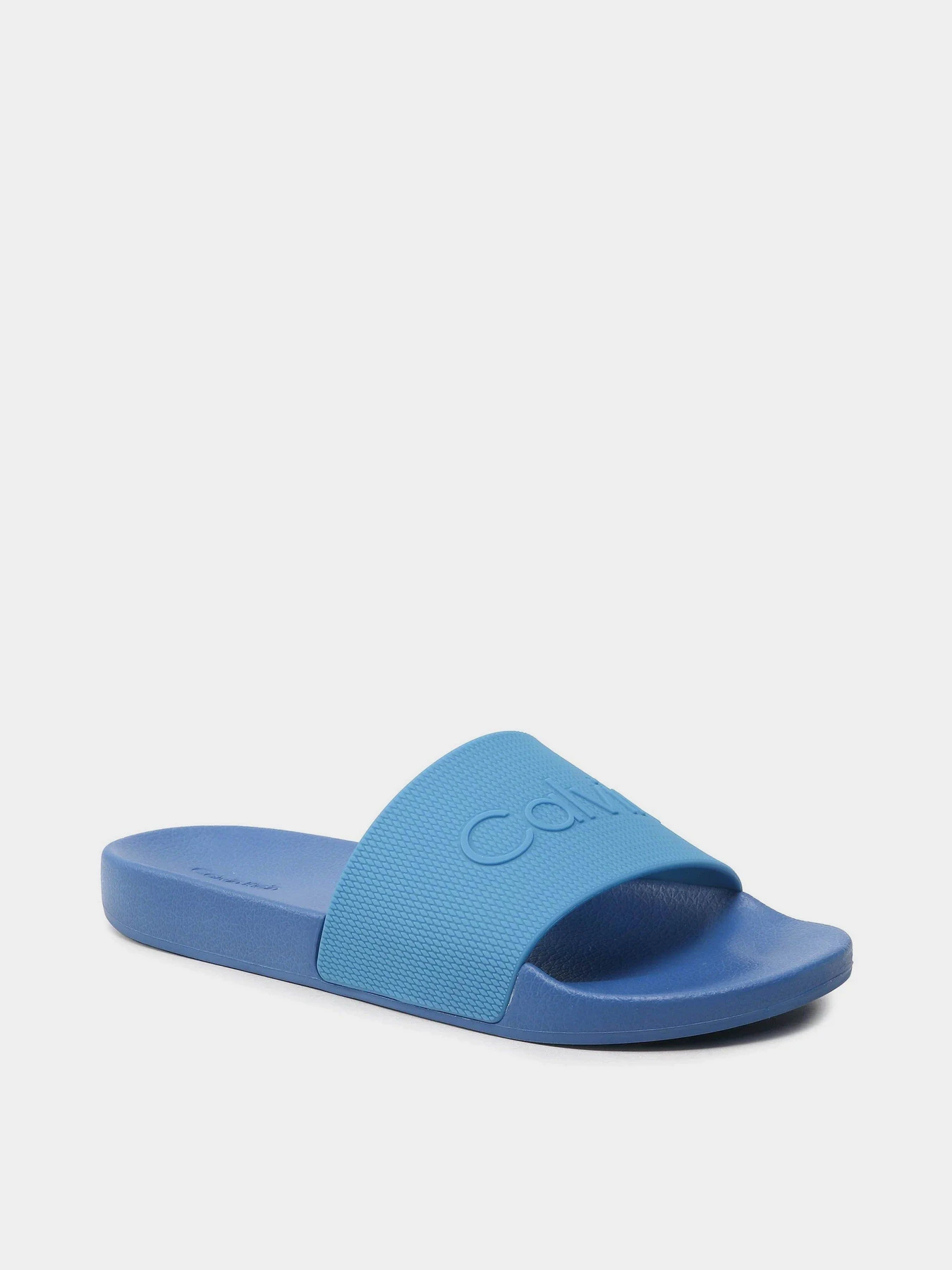 Шлёпанцы Calvin Klein Pool Slide Rubber модель HM0HM00636-C66 Шлёпанцы Calvin Klein Pool Slide Rubber модель HM0HM00636-C66 Фото