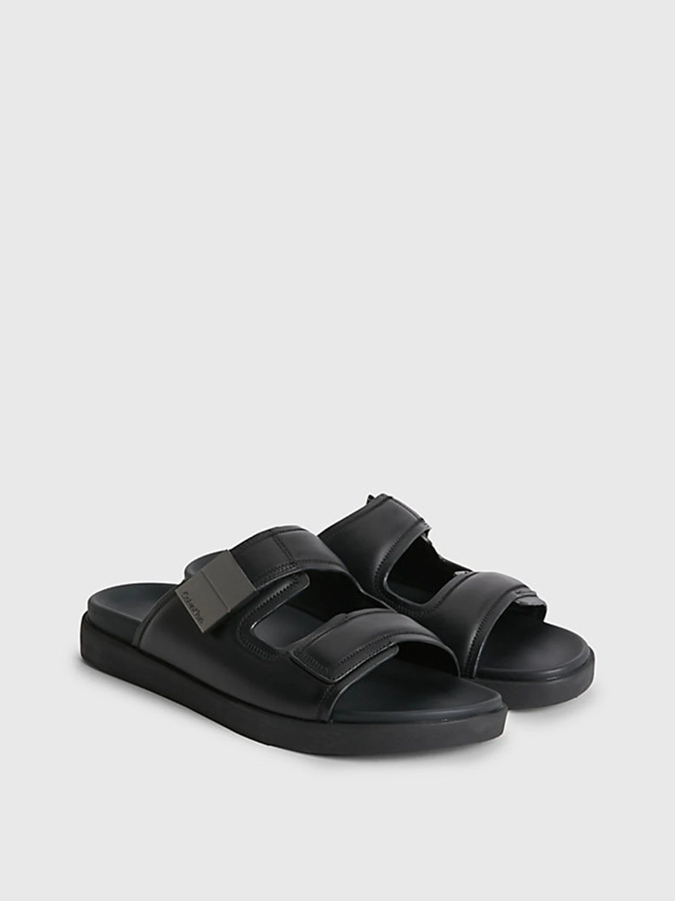 Шлёпанцы Calvin Klein Double Strap Sandal модель HM0HM00945-BEH Фото