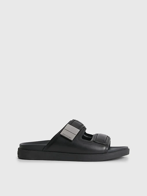 Шлёпанцы Calvin Klein Double Strap Sandal модель HM0HM00945-BEH Фото