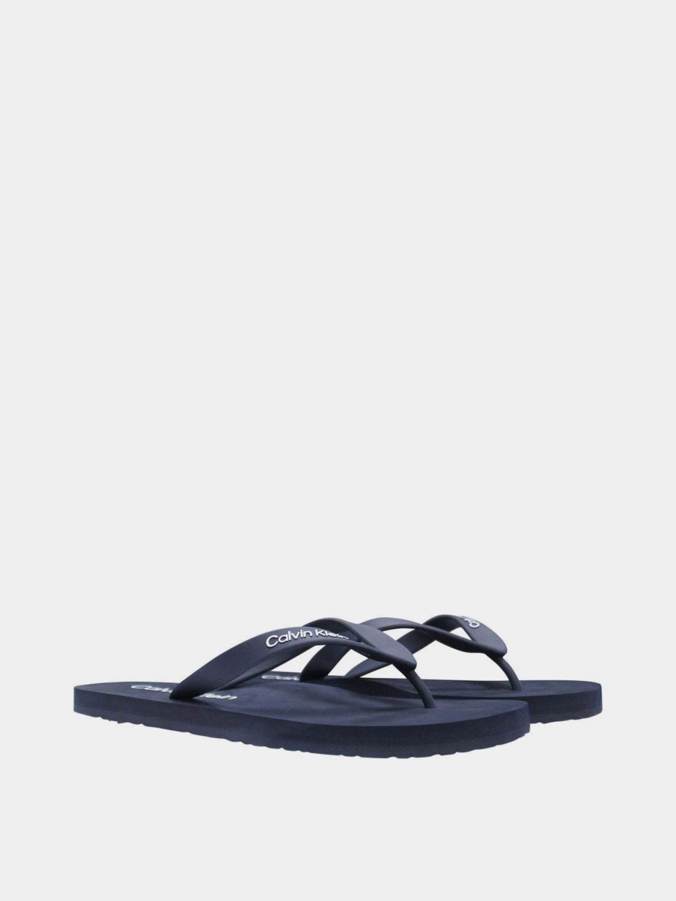 Шлёпанцы Calvin Klein Flip Flop Rubber модель HM0HM00956-DW4 Шлёпанцы Calvin Klein Flip Flop Rubber модель HM0HM00956-DW4 Фото