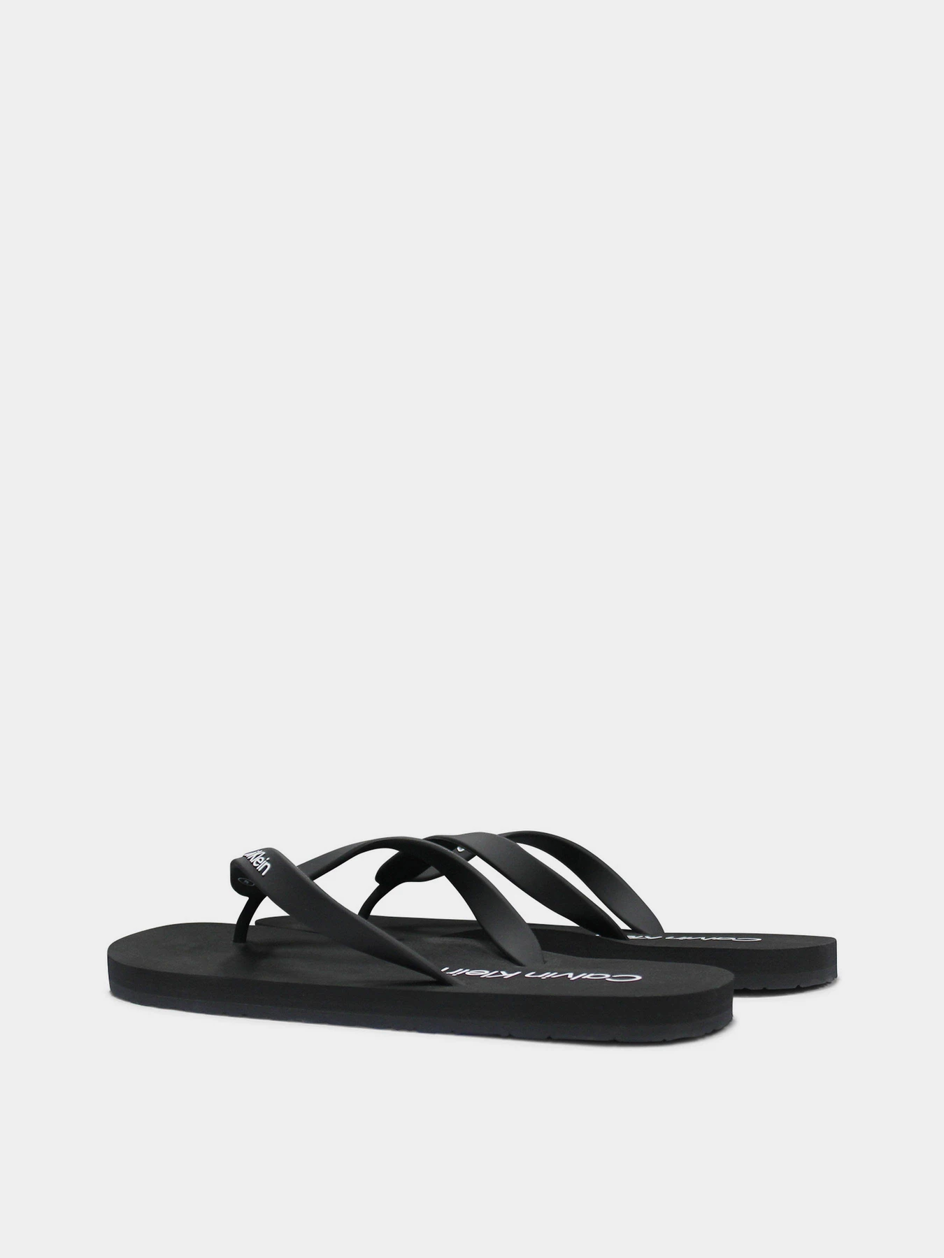 Шлёпанцы Calvin Klein Flip Flop Rubber модель HM0HM00956-BEH Фото