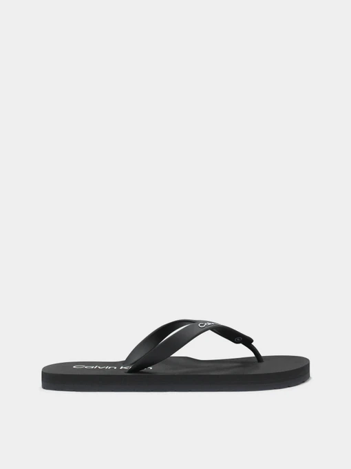 Шлёпанцы Calvin Klein Flip Flop Rubber модель HM0HM00956-BEH Фото