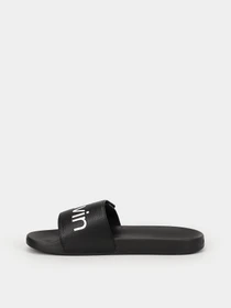 Шлёпанцы Calvin Klein Adj Pool Slide Pu модель HM0HM00957-BEH Фото