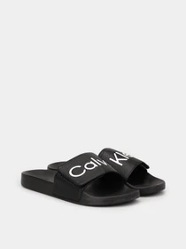 Шлёпанцы Calvin Klein Adj Pool Slide Pu модель HM0HM00957-BEH Фото