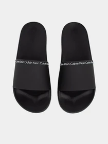 Шлёпанцы Calvin Klein Pool Slide Rubber модель HM0HM00981-BEH Фото
