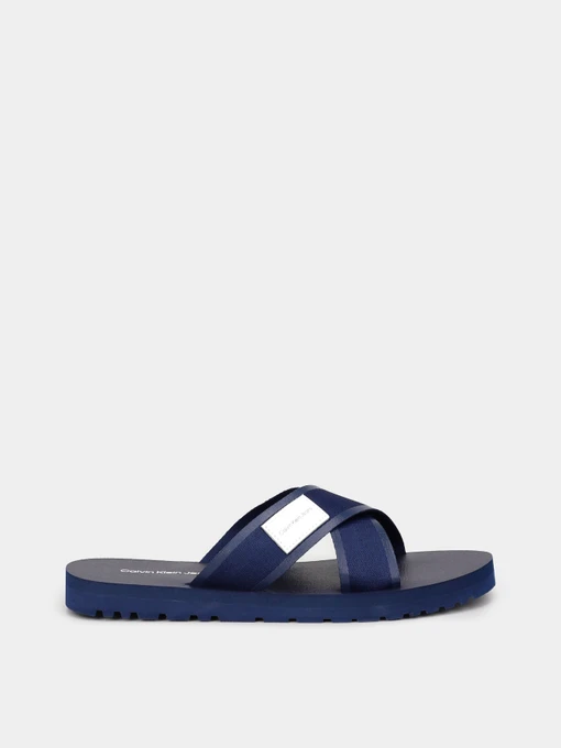Шлёпанцы Calvin Klein Crisscros Badge модель YM0YM00641-C7I Фото