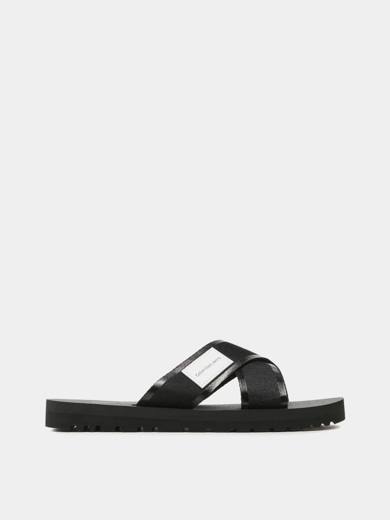 Шльопанці Calvin Klein Crisscros Badge модель YM0YM00641-BDS Фото