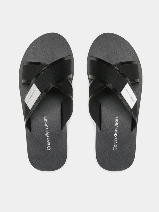 Чоловічі Шльопанці Calvin Klein Crisscros Badge фото 3
