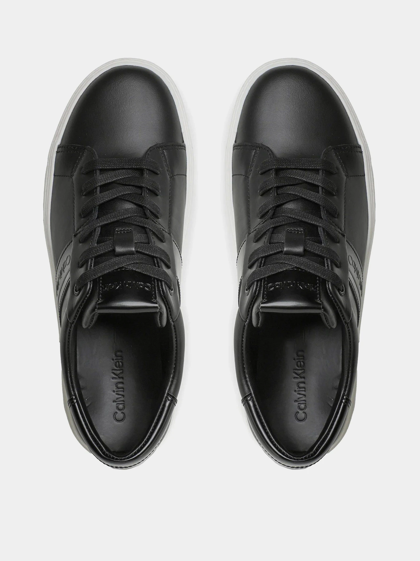 Кеды Calvin Klein Low Top Lace Up Lth модель HM0HM01055-BEH Кеды Calvin Klein Low Top Lace Up Lth модель HM0HM01055-BEH Фото