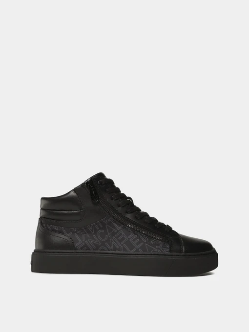 Кеди Calvin Klein High Top Lace Up W/Zip Mono модель HM0HM01046-0GK Фото