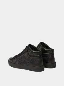 Кеды Calvin Klein High Top Lace Up W/Zip Mono модель HM0HM01046-0GK Фото
