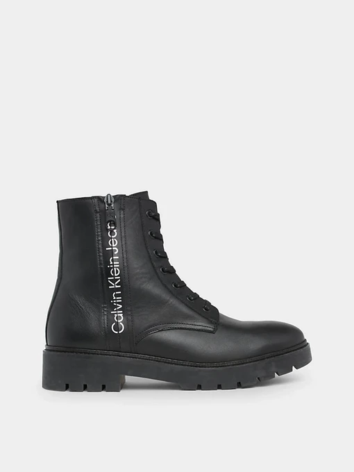 Ботинки и сапоги Calvin Klein Combat Mid Laceup Boot W Zip модель YM0YM00262-0GK Фото