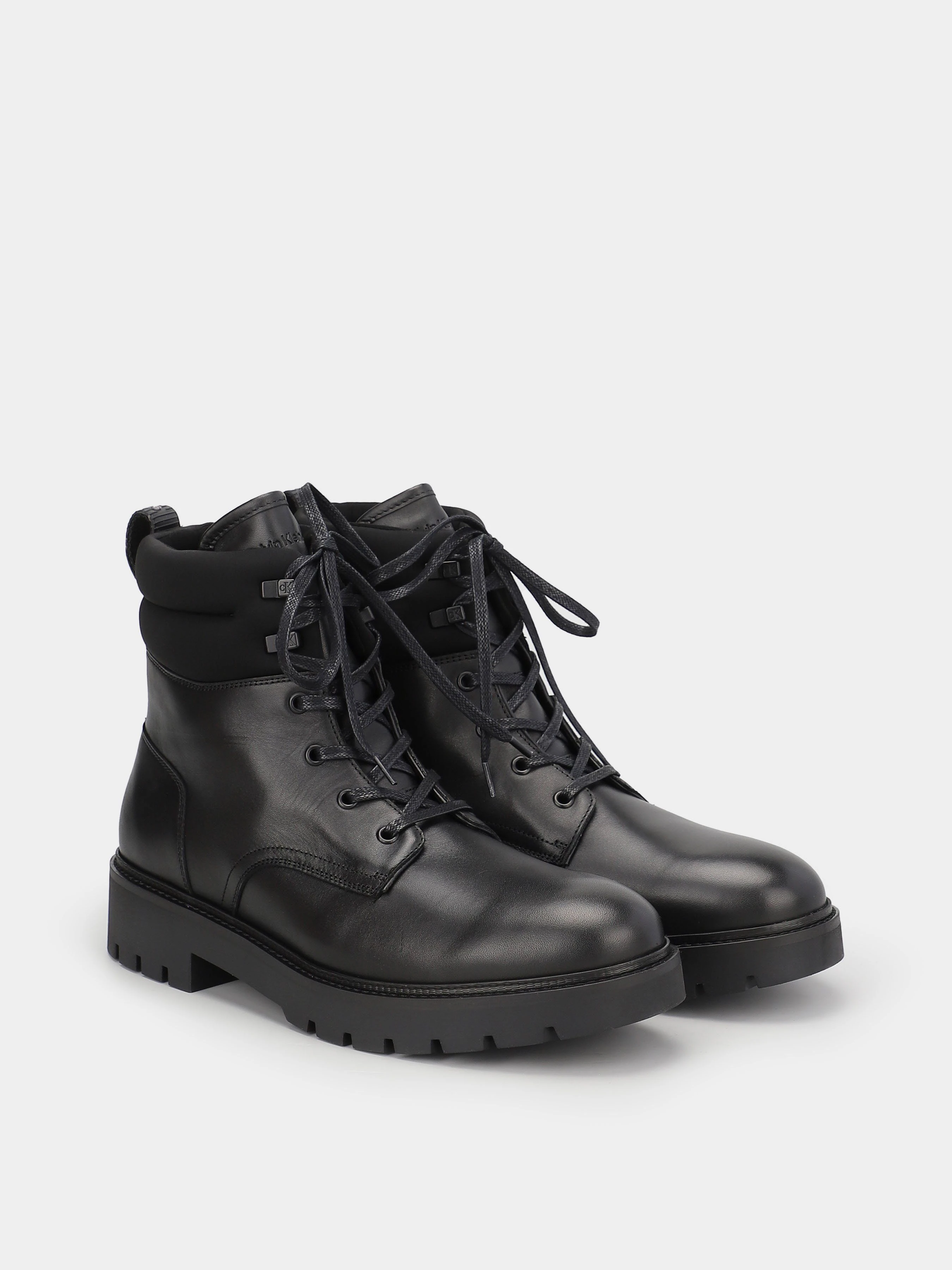 Чоловічі Черевики Calvin Klein Combat Mid Laceup Boot Lth фото 3