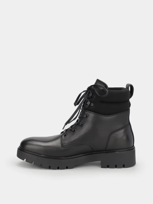 Чоловічі Черевики Calvin Klein Combat Mid Laceup Boot Lth фото 2