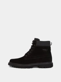 Черевики та чоботи Calvin Klein Eva Mid Laceup Boot Suede модель YM0YM00802-00T Фото