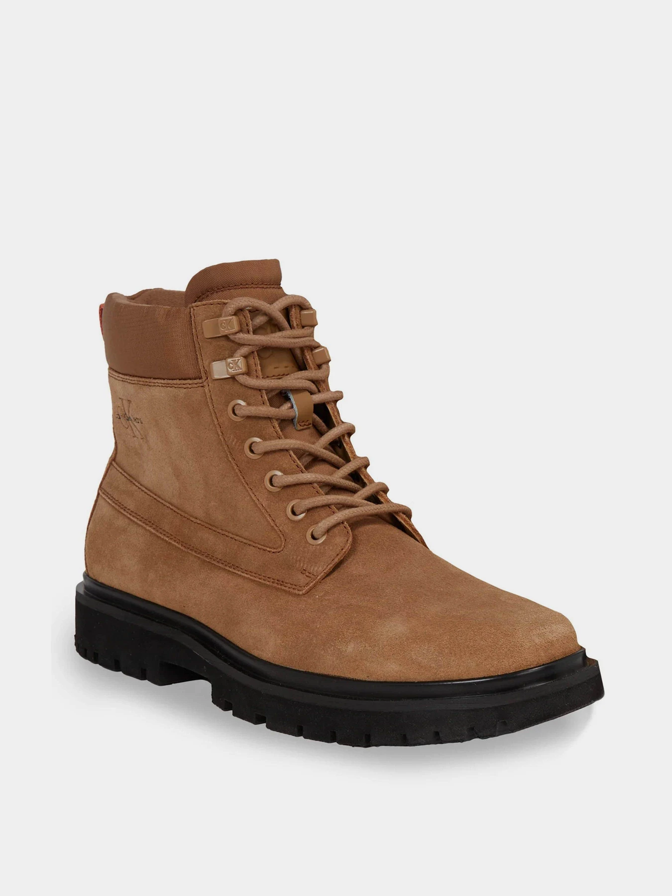 Черевики та чоботи Calvin Klein Eva Mid Laceup Boot Suede модель YM0YM00802-0HD Фото