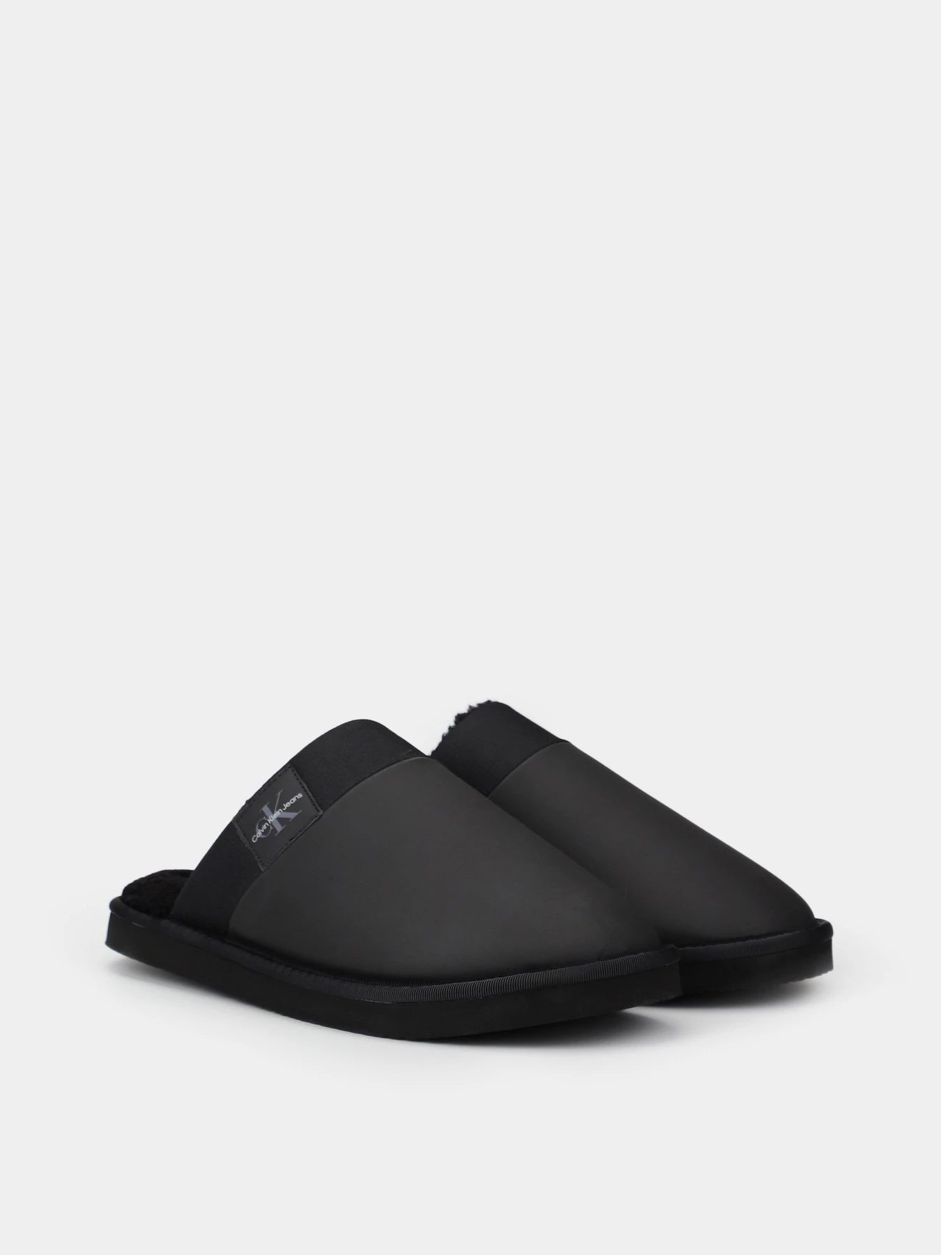 Капці Calvin Klein Faux Leather Mule Slippers модель YM0YM00758-00T Фото