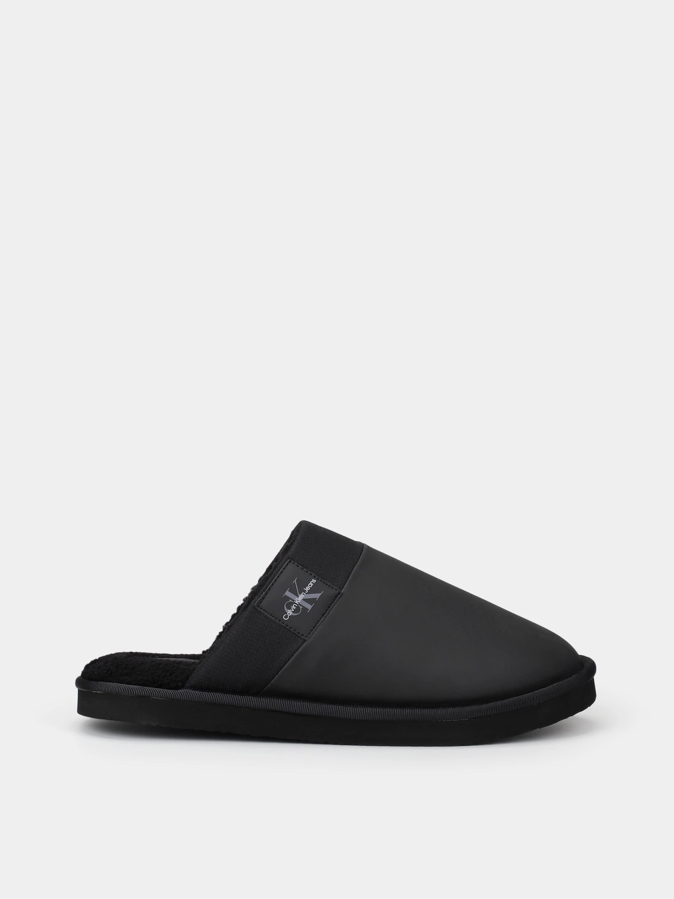 Капці Calvin Klein Faux Leather Mule Slippers модель YM0YM00758-00T Фото