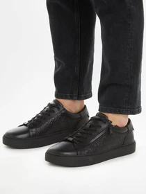 Кеды Calvin Klein Low Top Lace Up W/Zip Mono модель HM0HM01188-0GL Фото