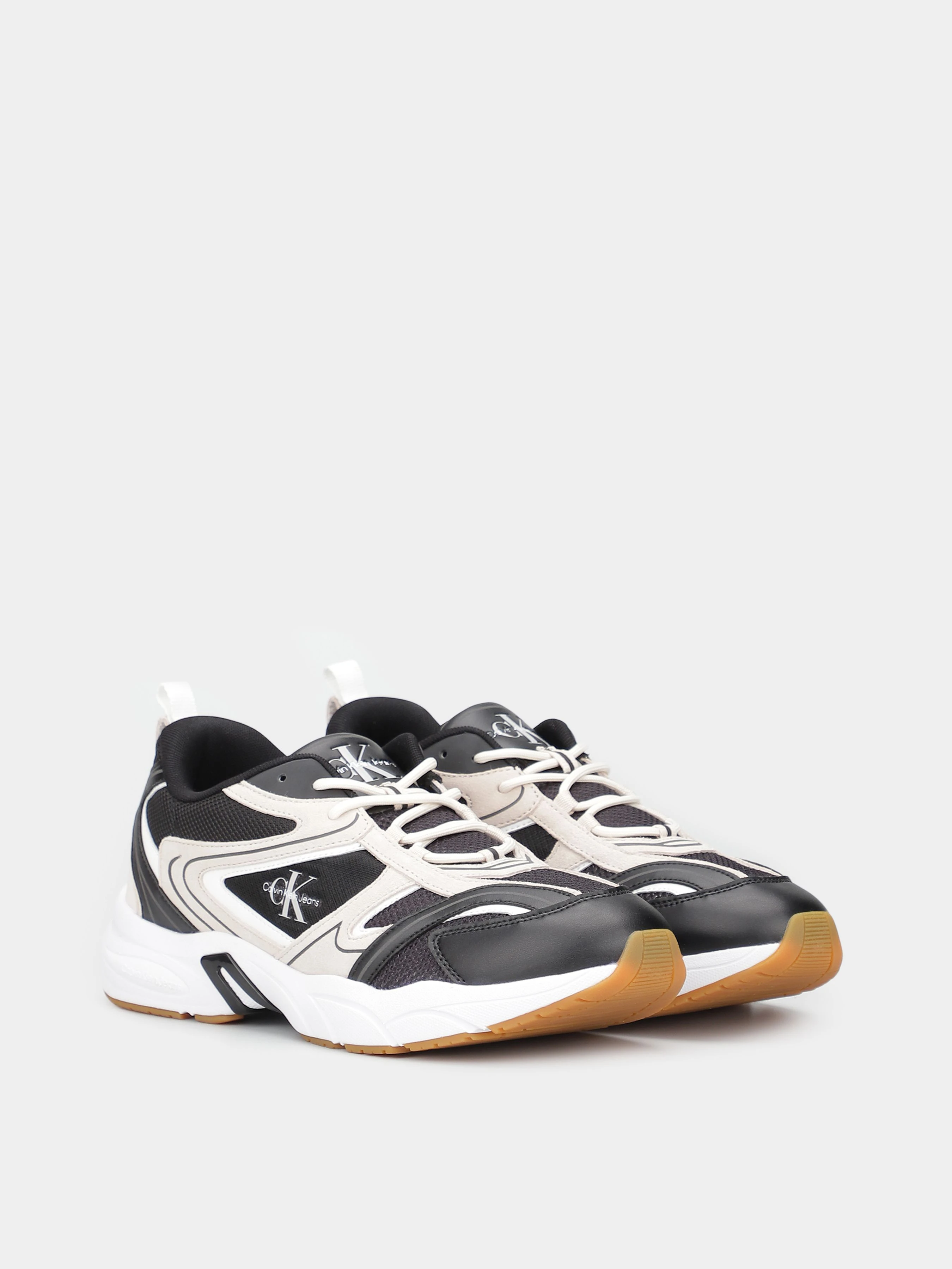 Шкіряні Чоловічі Кросівки повсякденні Calvin Klein Retro Tennis Su-Mesh фото 3