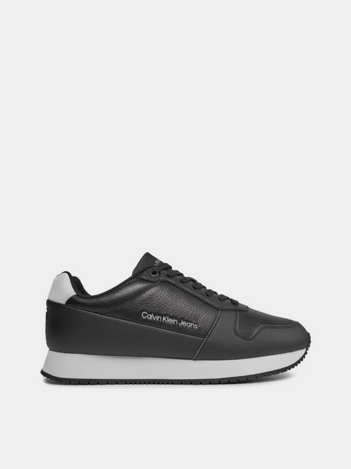 Кроссовки Calvin Klein Retro Runner Low Lth In Sat модель YM0YM00863-0GM Фото
