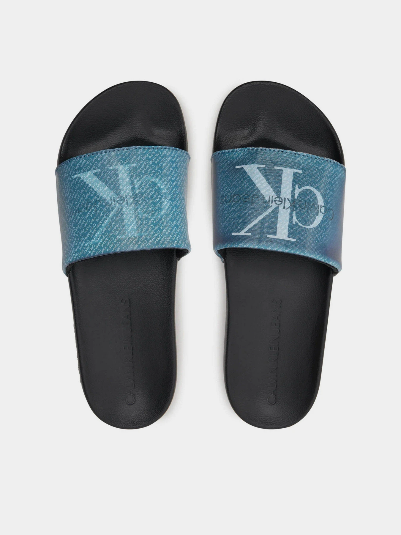 Шлёпанцы Calvin Klein Slide Lenticular модель YM0YM00953-0GW Фото