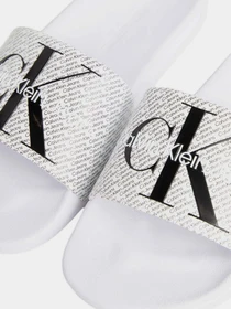 Шльопанці Calvin Klein Slide Aop модель YM0YM00955-01W Фото