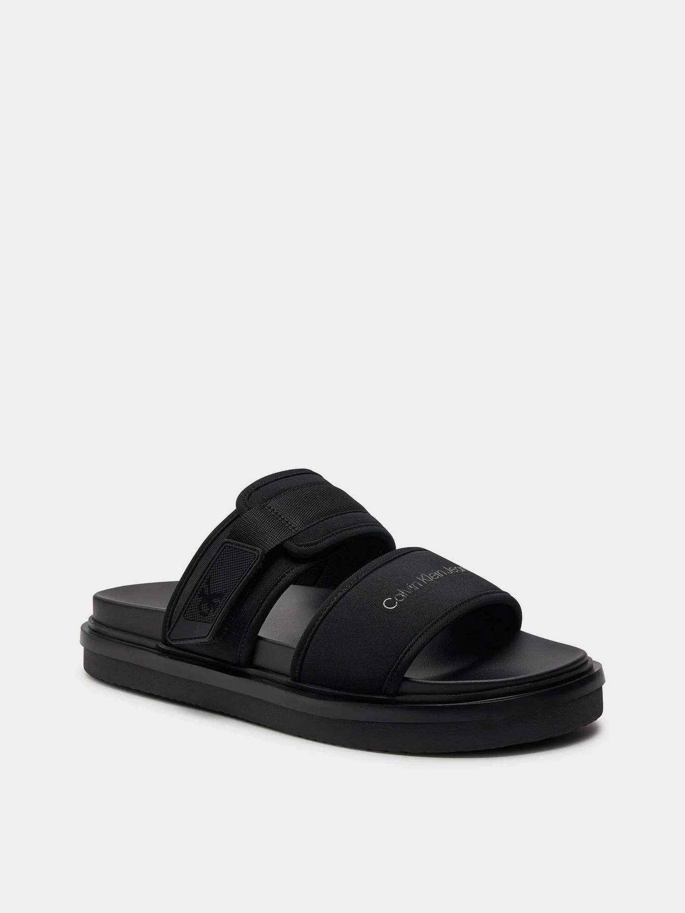 Шльопанці Calvin Klein Double Bar Sandal Wb In Br модель YM0YM00946-0GT Шльопанці Calvin Klein Double Bar Sandal Wb In Br модель YM0YM00946-0GT Фото
