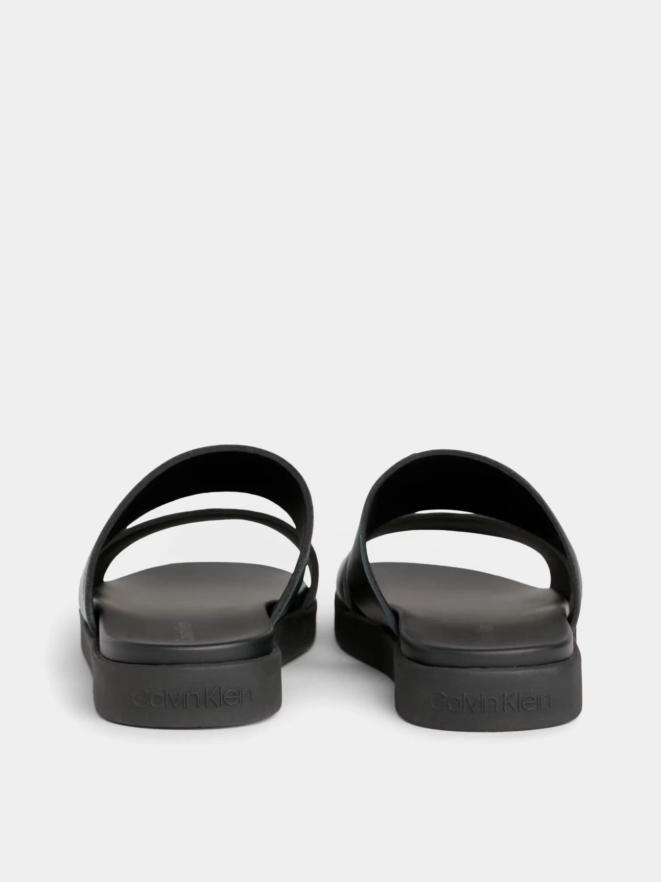 Шлёпанцы Calvin Klein Double Strap модель HM0HM01414-BEH Шлёпанцы Calvin Klein Double Strap модель HM0HM01414-BEH Фото
