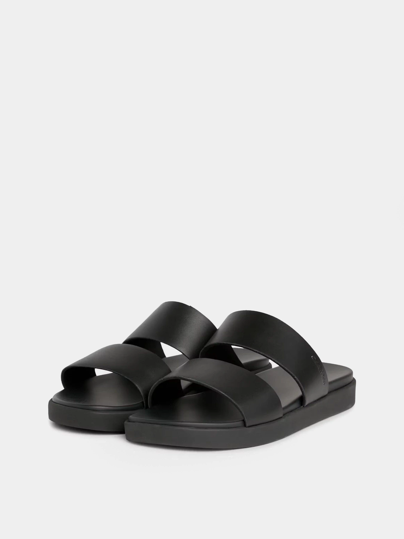 Шлёпанцы Calvin Klein Double Strap модель HM0HM01414-BEH Шлёпанцы Calvin Klein Double Strap модель HM0HM01414-BEH Фото