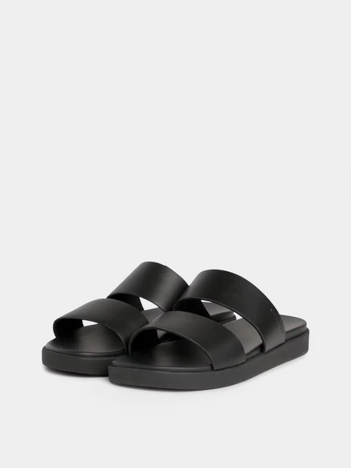 Шкіряні Чоловічі Шльопанці Calvin Klein Double Strap фото 3